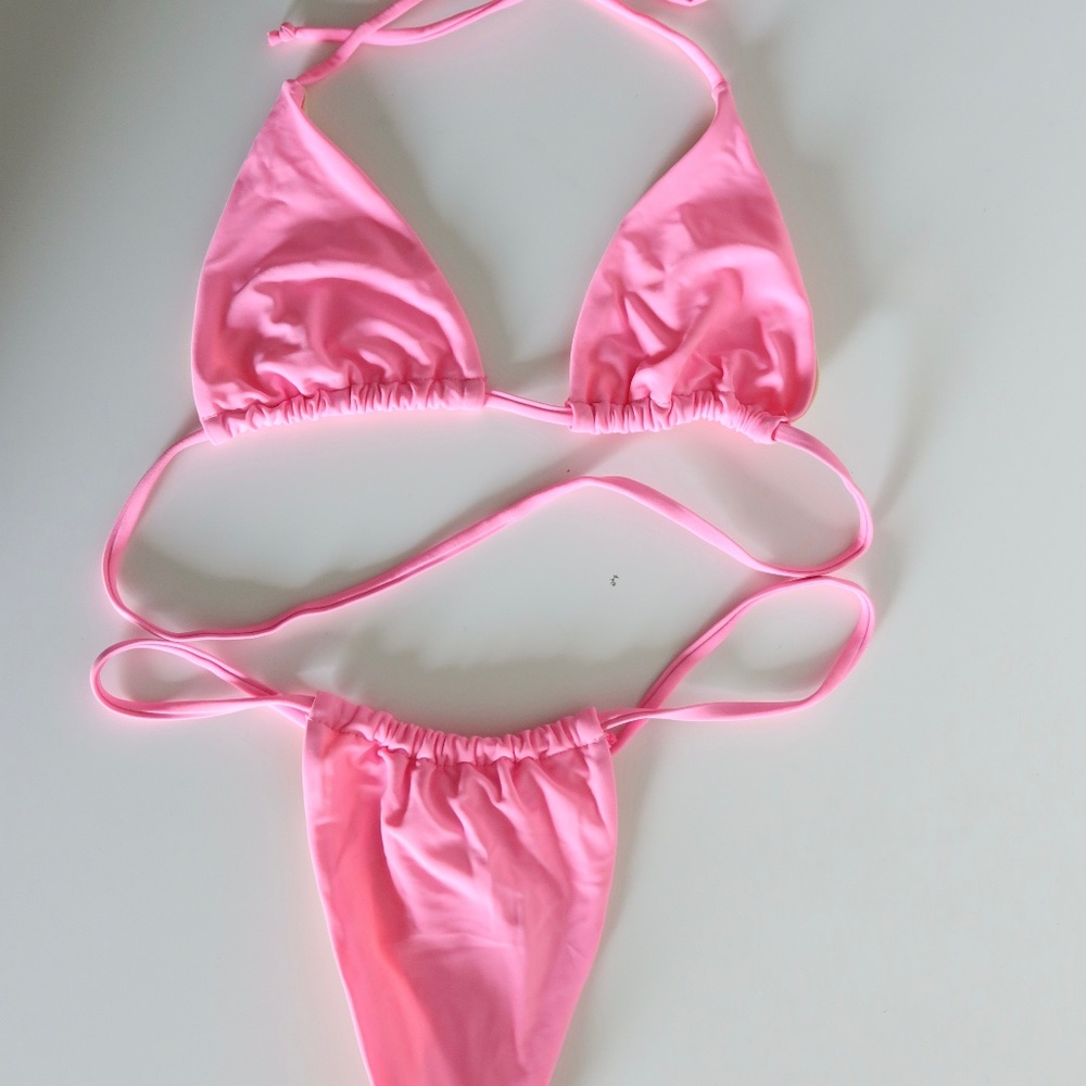 Pink bikini